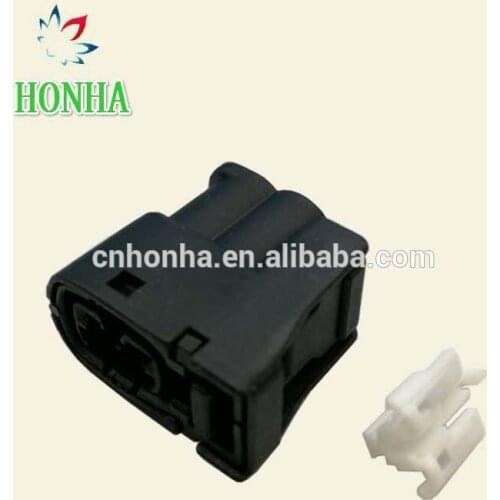 Free shipping 2 way black fuel Injector automotive Connector 90980-11246 7283-8226-30