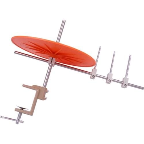 Tape Cloth Bias Holder Reel Tape Holder Reel with Mounting Clamp Hemming Machine Sewing Machine Accessories