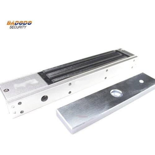 5 lines DC12V magnetic lock electromagnetic lock holding force 280Kg with LED indicator time delay position feedback