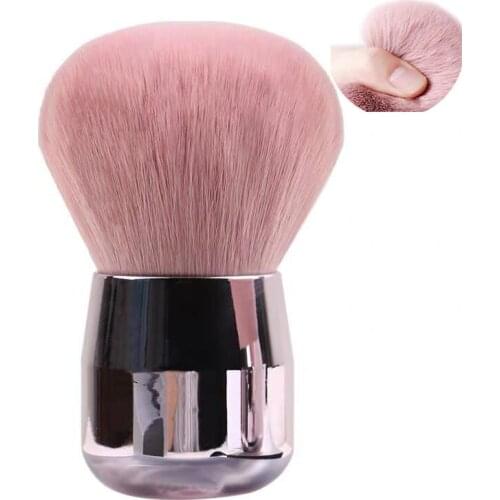 Soft Powder Makeup Brushes Pink Foundation Brush Large Head Make Up Brush Mushroom Head Makeup Beauty Brushes for Face Cosmetic