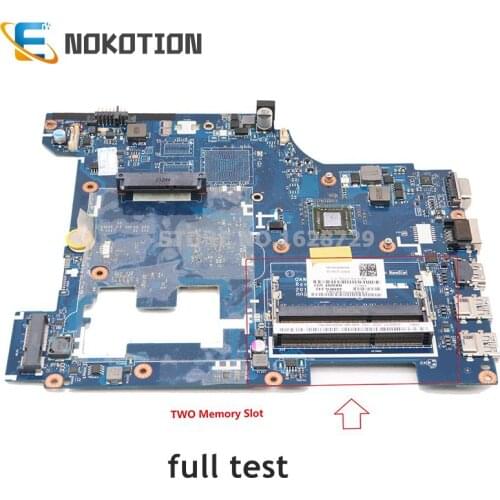 NOKOTION QAWGE LA-8681P Mainboard For Lenovo G585 N585 Laptop Motherboard with Processor onboard DDR3 full test