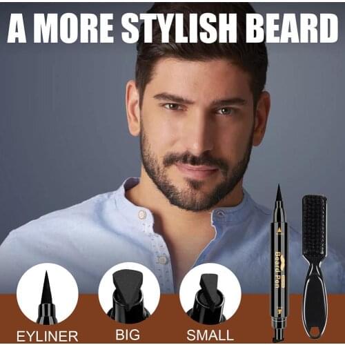 New Men Beard Growth Pen Hair Sideburn Mustache Nourish Regrowth Anti Shape Repair Enhancer Pen Shaping Loss Beard H I4I4