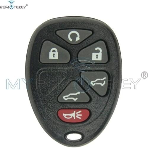 OUC60270 OUC60221 Remtekey Remote car key fob 6 button 315mhz for Cadillac Escalade for Chevrolet Tahoe Suburban GMC Yukon
