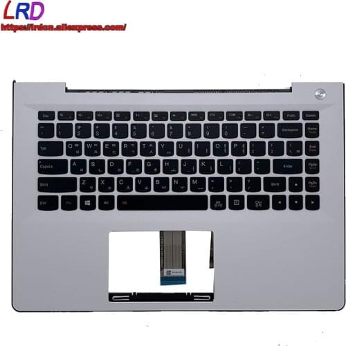 C Cover Upper Case Palmrest with KR Korean Backlit Keyboard for Lenovo U41 S41 -70 -75 -35 500S-14 300S-14ISK Laptop 5CB0J32934