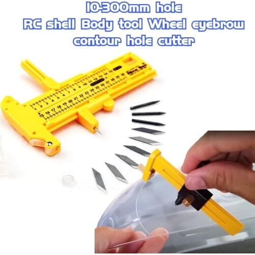 RC PC/PVC shell Body tool Wheel eyebrow contour wheel hole cut 1/10 1/8 RC drift on-road Crawler turing hsp arrma yokomo Tamiya