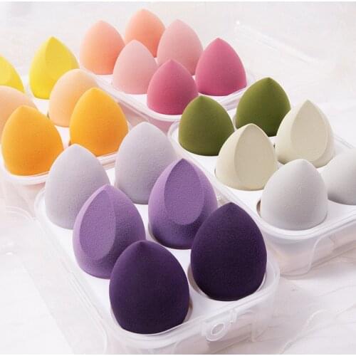 1/4/8Pcs Cosmetic Puff Powder Puff Smooth Womens Makeup Foundation Sponge Beauty To Make Up Tools & Accessories