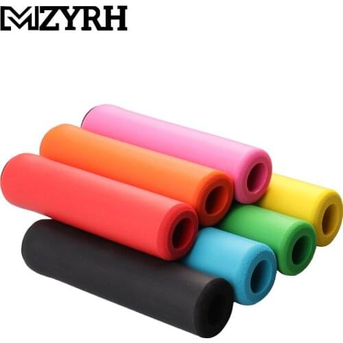 Light Silicone Bicycle Grips MTB Silicone Sponge Handlebar Grips Anti-skid Shock-absorbing Soft Ultralight Bike Grips