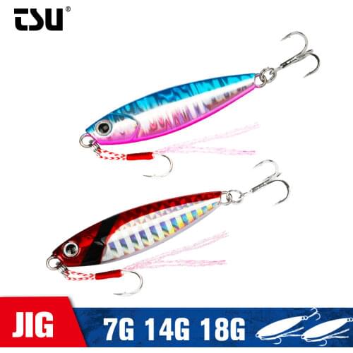 TSURINOYA Inshore Long Casting Jig ARROW 7g 42mm 14g 54mm Fishing Metal Lure Freshwater Saltwater Ajing Trout Bass Hard Bait