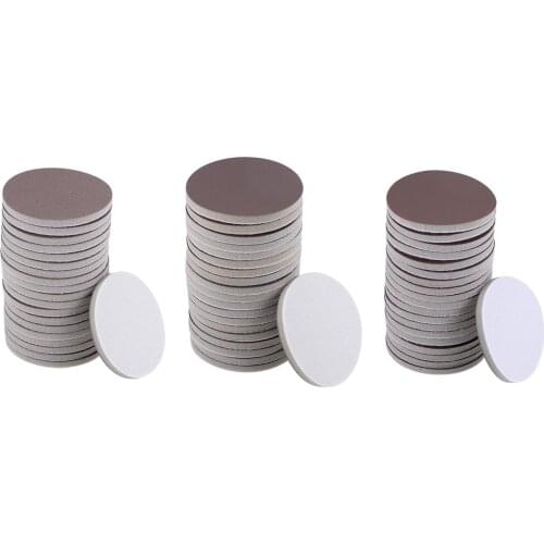 Uxcell 20Pcs 3-Inch Sanding Sponge Hook and Loop Sanding Disc Wet Dry for Automobile Car Wood Drywall Metal Brown Corundum