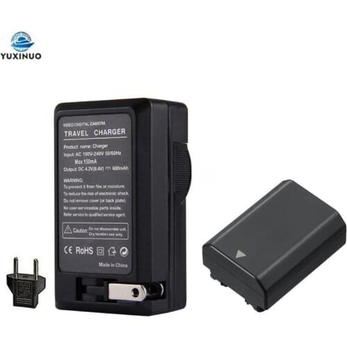 2280mAh NP-FZ100 NPFZ100 Full Decoded Battery + AC Charger for Sony NP-FZ100, BC-QZ1, Sony a9, a7R III, a7 III,ILCE-9 A6600 A7m3