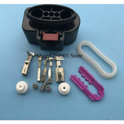 5sets 5pin hybrid 1.5mm 6.3mm auto female housing plug modified parts wiring harness connector 1K0919231