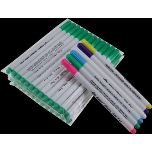4pcs Soluble Cross Stitch Water Erasable Pens Grommet Ink Fabric Marker Marking Pens DIY Needlework Home Tools