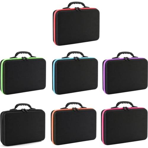 60 Slots Essential Oil Storage Bag Portable Travel Women Perfume Collection Case Fine Structure and Smooth Surface Quakeproof