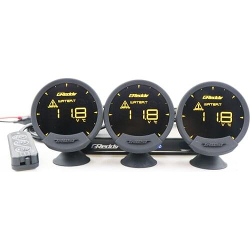 7 Colors Turbo Boost Greddi Sirius Gauge Exhaust Oil Water Temp Oil Press RPM Speed Fuel pressure EGT Air-fuel ratio Meter