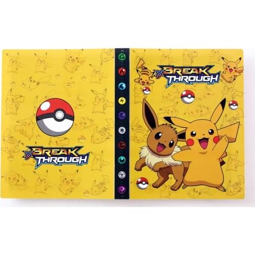 240Pcs Pokemon Album Book Cartoon Card Anime Charizard Map Folder Game Card VMAX GX Holder Collection Loaded Kid Cool Toy Gift