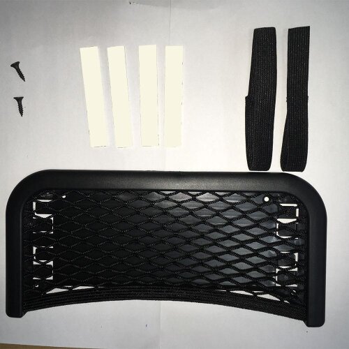 AOZBZ Car Seat Back Net Bag Mobile Phone Storage Bag Visor Net Bag Car Storage Net Pocket Fixed With Screws Mesh Guard
