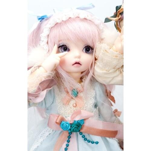 Free makeup&eyes included!TOP quality 1/6 bjd baby doll Luna Rose open dreaming face best gifts cute kids toy manikin