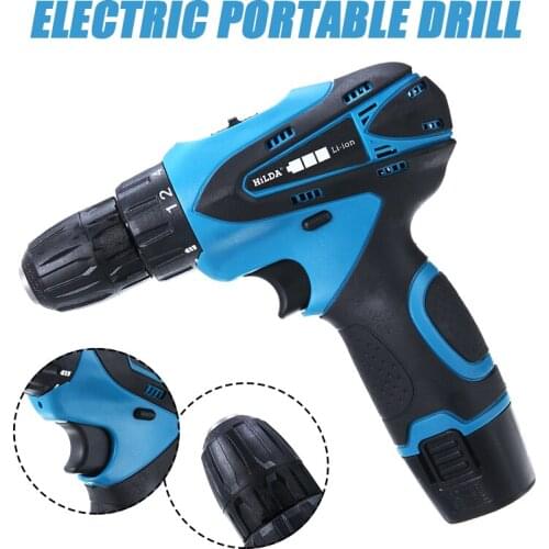 12V Cordless Electric Screwdriver Electric Drill Lithium-ion Battery Mini Drill Screwdriver Power Tools Cordless Drill