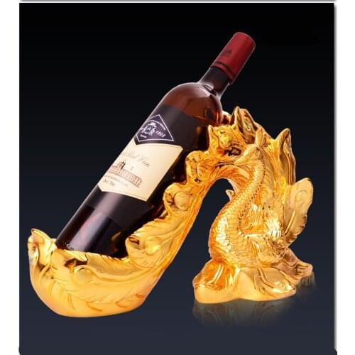 EUROPEAN MODERN WINE WEDDING PRESENT HOUSEHOLD ITEMS FURNISHING ARTICLES PEACOCK DECORATIONS WINE RACK BARWARE