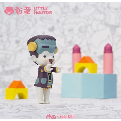 Blind Box Little Monsters Back Child Little Monster Kappa Demon Vampire Tide Play Desktop Decoration Doll Genuine