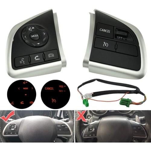 Steering Wheel Button For Mitsubishi Outlander 3 ASX Xpander L200 Eclipse Cross Audio Volume Cruise Control Switch 2014-2018