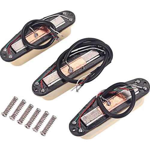 Cream Single Coil Pickup M/N/B for ST Electric Guitar Parts