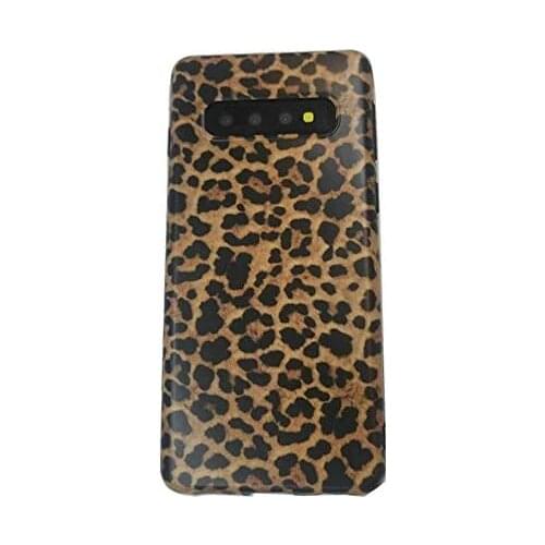 Leopard Case for Samsung Galaxy S10 6.1 inch ONLY, Womens Cheetah Phone Cover Stylish Soft TPU Anti-Shock Super Slim Back Skin