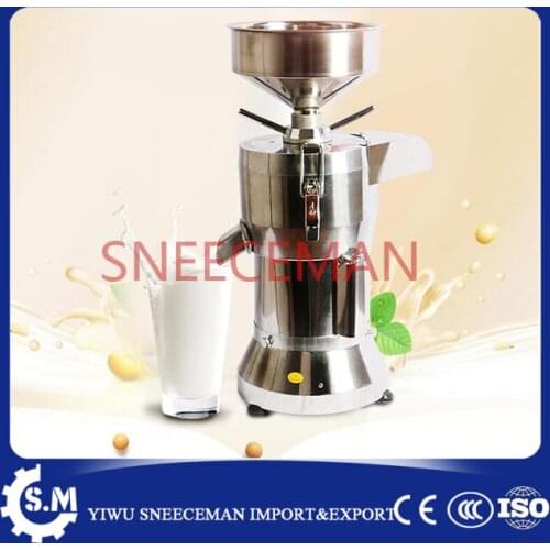 Stainless steel automatic slag separating 50kg/h soybean milk tofu maker machine commercial soybean milk grinder machine