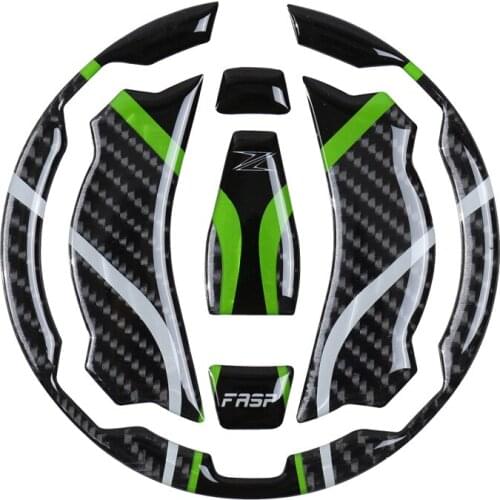 FOR Z900 Z650 2017-2018 versys X300 Z400 NINJA 400 650 Tank pad Fuel Cap Decal Sticker Pure Carbon