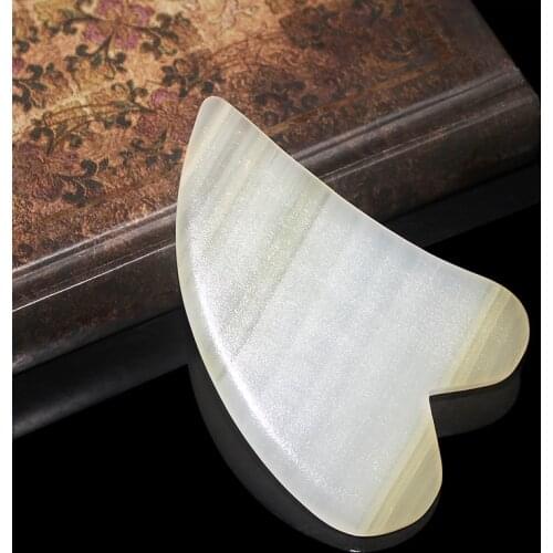 Natural Jade Guasha Scraper Massager Traditional Physical Gua Sha Detox Massage Facial Body SPA Scraping Anti Aging Cellulite
