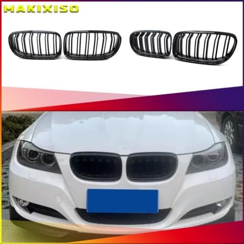 New Front Hood Kidney Grille Bumper Single Dual Grill Fit For BMW 3-Series E90 E91 2009-2012,Car accessories Replacement Part