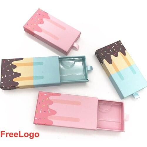 Wholeslae Eyelash Packaging Empty Rectangle Eyelash Boxes with tray free logo Wholesale Bulk Eyelash Cases Lash Packaging makeup