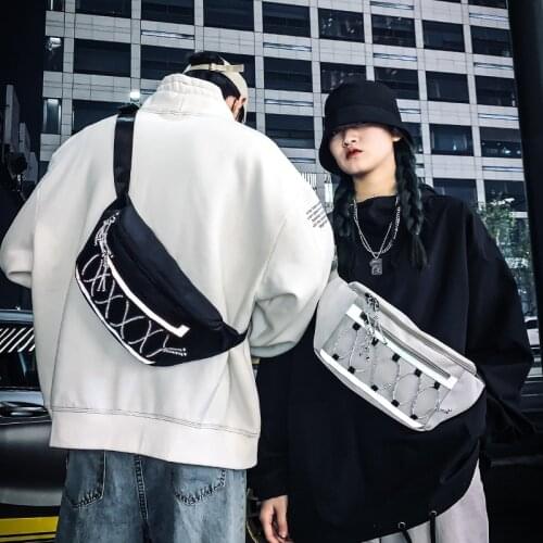 Night reflector Waist Bag women chest bag Female Bum Belt Bags waterproof Chest Phone Pouch man Waist Packs Ladies Messenger bag