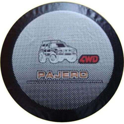 Tire Diameter 24" -31" Heavy-Duty PVC Leather Spare Tire Wheel Cover Cap Garage For Mitsubishi Pajero
