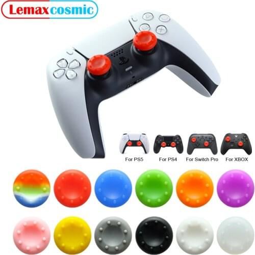 Silicone Joystick Caps Controller Thumb Stick Grips For Sony Playstation DualSense Dualshock 5 4 PS5 PS4 For Nintendo Switch Pro
