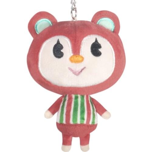 Animal Crossing Poppy Red Squirrel Pendant Small Cute Stuffed & Plush Cartoon Doll