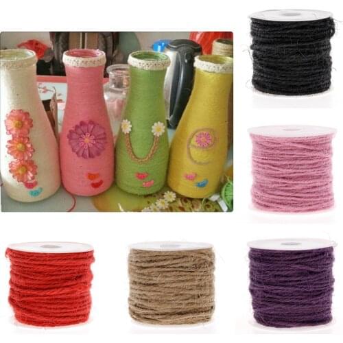 10M 12 Colors Frame Wall Hemp Rope Environmental DIY Decorative Hemp Cord Gift Thread #259337