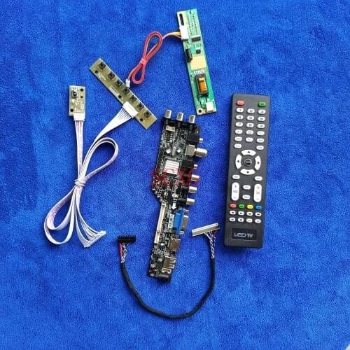 1024*768 1CCFL Fit LQ150X1LBE1/LQ150X1LBE4/LQ150X1LBE5/8 LVDS 30 Pin Controller Board DVB Digital KIT HDMI-compatible USB AV VGA
