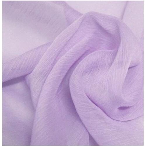 150cm*100cm 100D crepe pleated chiffon pleated cloth fabric folds sense wrinkled chiffon crepe chiffon clothing fabric