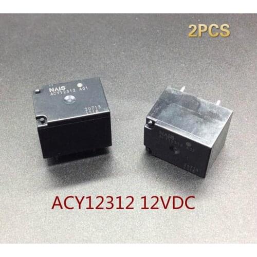 2PCS ACY12312 12VDC for Honda 7th Accord Odyssey High Beam Headlight car Relay G8SE-1A4-E