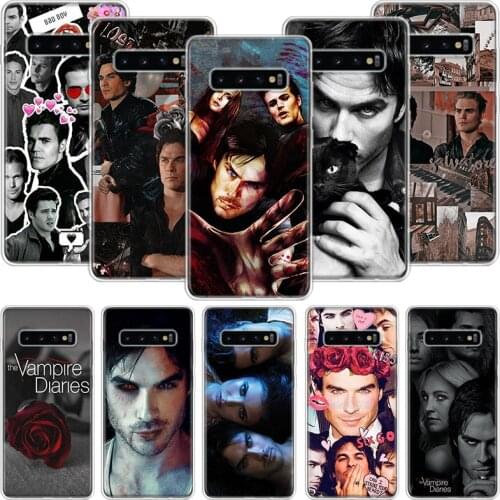 The Vampire Diaries Salvatore Phone Case For Samsung Galaxy S10 S20 S21 S9 S8 S7 Note 10 20 9 8 FE J4 J6 Ultra Plus Lite Pro + E