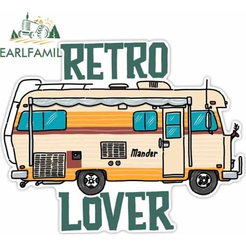 EARLFAMILY 13cm x 10.4cm For Camper Car Truck Stickers Waterproof Decal Boat Accessor Custom Printing Vinyl Material Decor