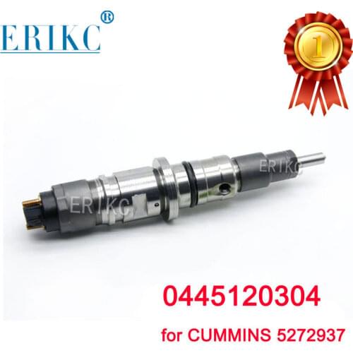 ERIKC 0445120304 Oem 5272937 Cr Injector 0 445 120 304 Bico Diesel Pump Injector 5272937 for Cummins ISLe Eu3