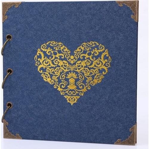 Photo Albums 50 Black Pages Memory Books Craft Paper DIY Scrapbooking Picture Wedding Birthday Childrens Gift