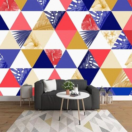 Custom Mural 3D Personality Abstract Geometric Art Wall Painting Nordic Modern Living Room Sofa TV Background Photo Wall paper