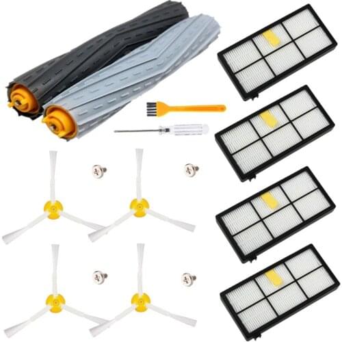 Main Brush+Filter+Side Brush+Cleaning brush for iRobot Roomba 800 900 Series 860 870 880 890 960 980 990 Vacuum Cleaner Parts