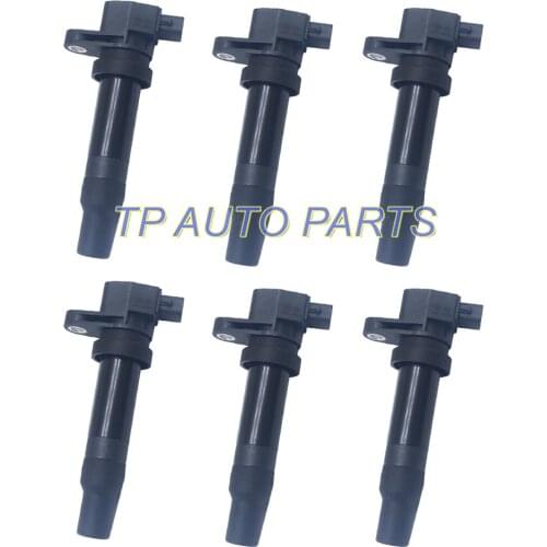6 PCS Ignition coil Compatible With Hyun-dai Ki-a OEM 27301-3CEA0 273013CEA0