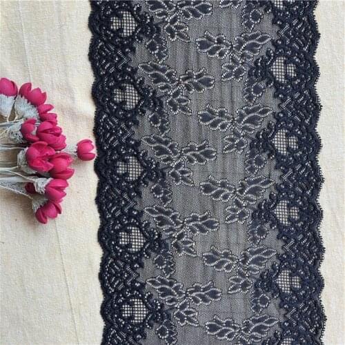 Lace Ribbon Roll Tape E2832 Diy Clothing Wedding Dress Jewelry Embroidered Net Lace Trim Fabric For Sewing Decoration18.5CM