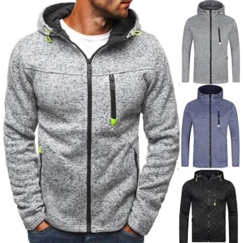 Mens Hooded Spring Mens Jackets Hoodies Coats with Zipper Sweatshirts Male Tracksuit Harajuku Sweat Tops Clothing Outerwear