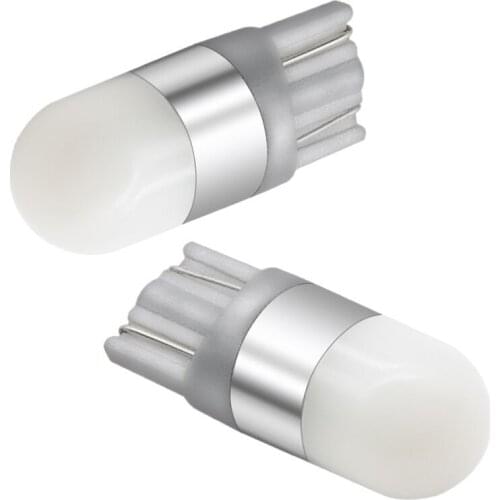 2pcs Xenon White T10 168 194 2825 W5W LED bulbs Used for car license plates side door interior cards dome Park city lights